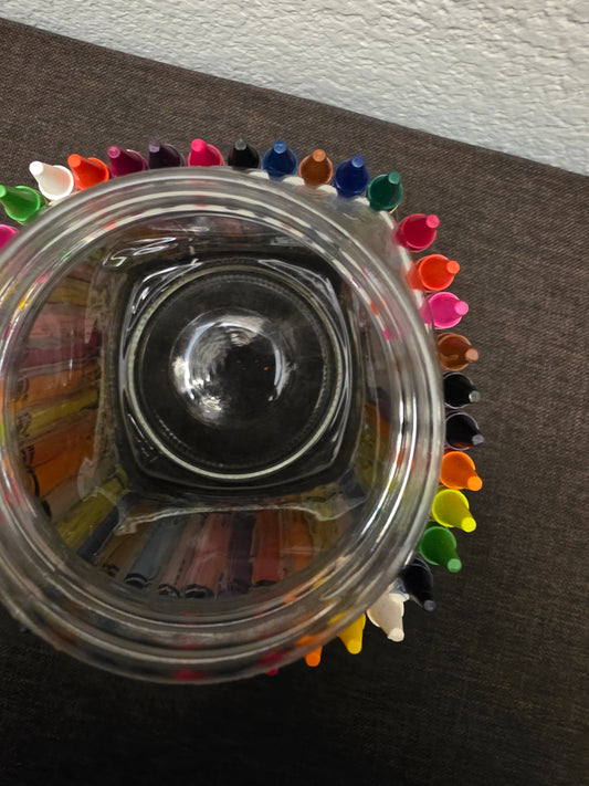 Crayon Candy Jar