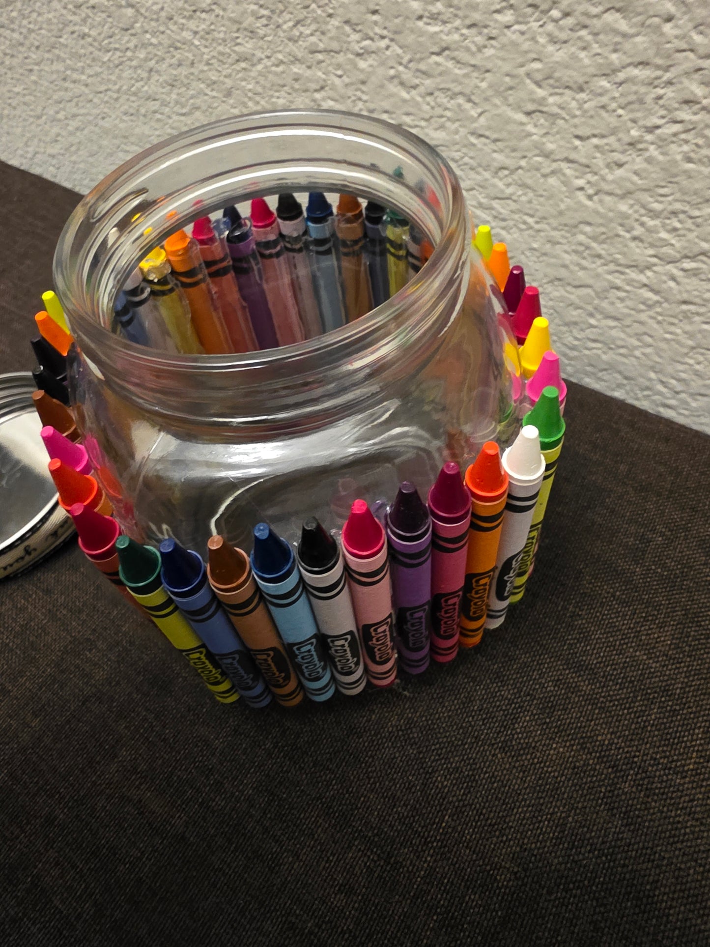 Crayon Candy Jar